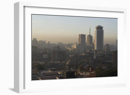 Sunrise View from Conrad Hotel, Cairo, Egypt-Natalie Tepper-Framed Photo