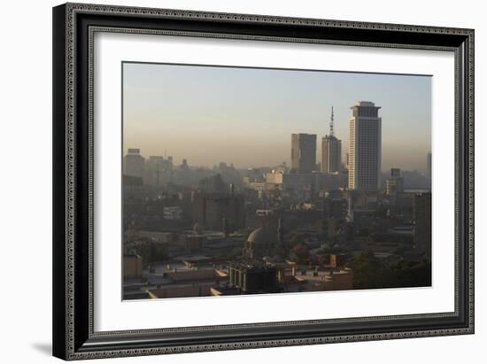 Sunrise View from Conrad Hotel, Cairo, Egypt-Natalie Tepper-Framed Photo