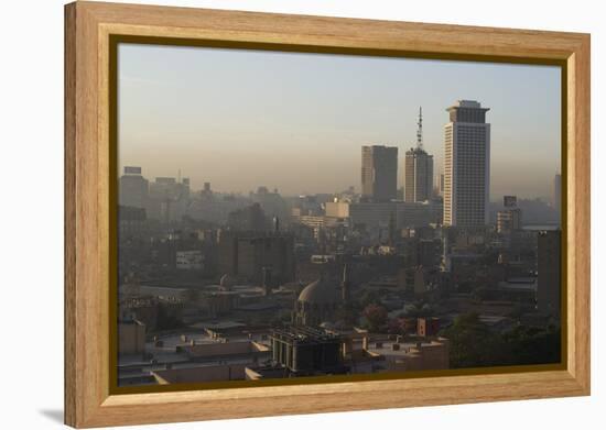 Sunrise View from Conrad Hotel, Cairo, Egypt-Natalie Tepper-Framed Stretched Canvas