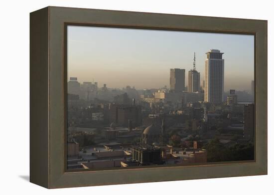 Sunrise View from Conrad Hotel, Cairo, Egypt-Natalie Tepper-Framed Stretched Canvas