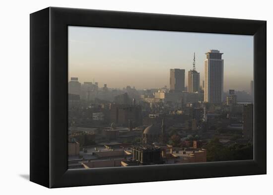 Sunrise View from Conrad Hotel, Cairo, Egypt-Natalie Tepper-Framed Stretched Canvas