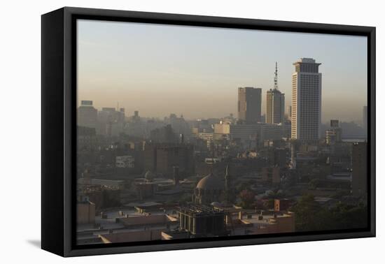 Sunrise View from Conrad Hotel, Cairo, Egypt-Natalie Tepper-Framed Stretched Canvas