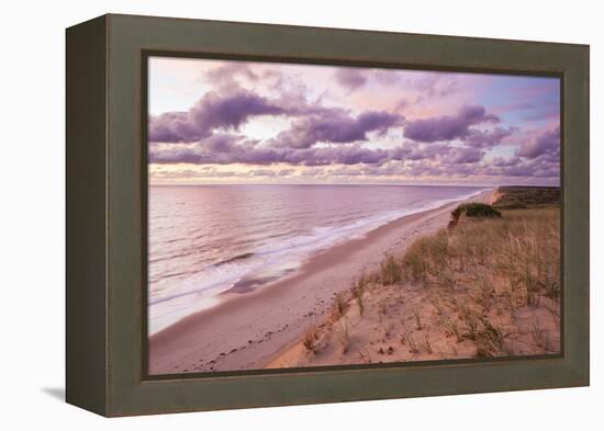 Sunrise View from the Marconi Station Site , Wellfleet, Massachusetts-Jerry and Marcy Monkman-Framed Premier Image Canvas