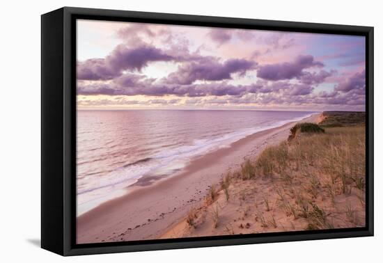 Sunrise View from the Marconi Station Site , Wellfleet, Massachusetts-Jerry and Marcy Monkman-Framed Premier Image Canvas