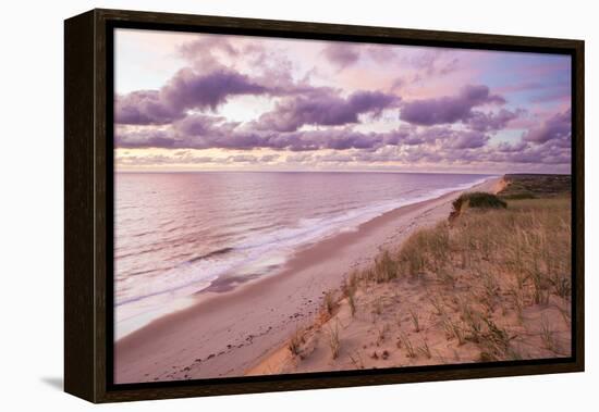 Sunrise View from the Marconi Station Site , Wellfleet, Massachusetts-Jerry and Marcy Monkman-Framed Premier Image Canvas