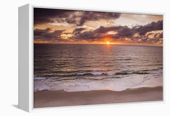 Sunrise View from the Marconi Station Site , Wellfleet, Massachusetts-Jerry and Marcy Monkman-Framed Premier Image Canvas