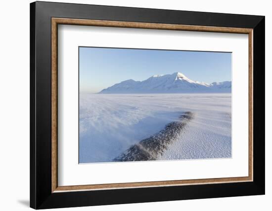 Sunrise View Towards Hiorthfjellet Mountain-Stephen Studd-Framed Photographic Print