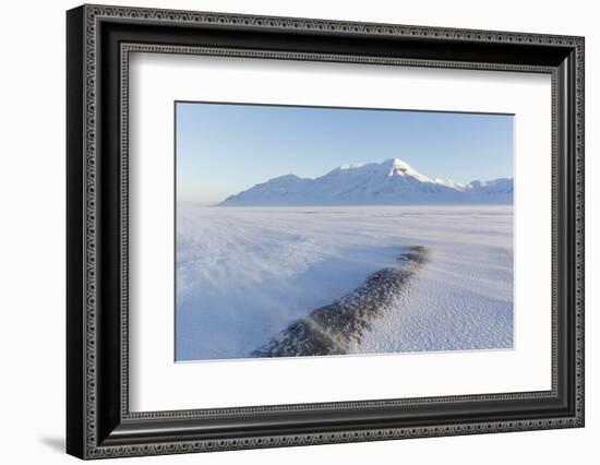 Sunrise View Towards Hiorthfjellet Mountain-Stephen Studd-Framed Photographic Print