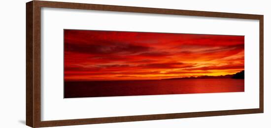 Sunrise, Water, Mulege, Baja, California, Mexico, United States-null-Framed Photographic Print