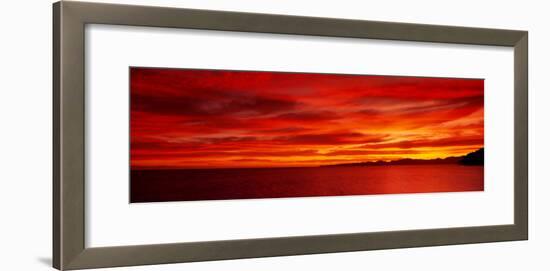 Sunrise, Water, Mulege, Baja, California, Mexico, United States-null-Framed Photographic Print