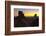 Sunrise, West and East Mitten, Monument Valley, Arizona-Michel Hersen-Framed Photographic Print