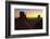 Sunrise, West and East Mitten, Monument Valley, Arizona-Michel Hersen-Framed Photographic Print