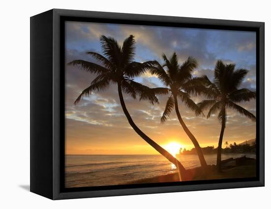 Sunrise, Windward Oahu, Hawaii-Douglas Peebles-Framed Premier Image Canvas