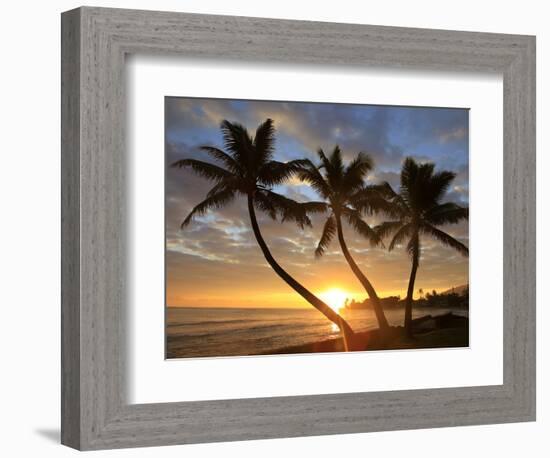 Sunrise, Windward Oahu, Hawaii-Douglas Peebles-Framed Photographic Print