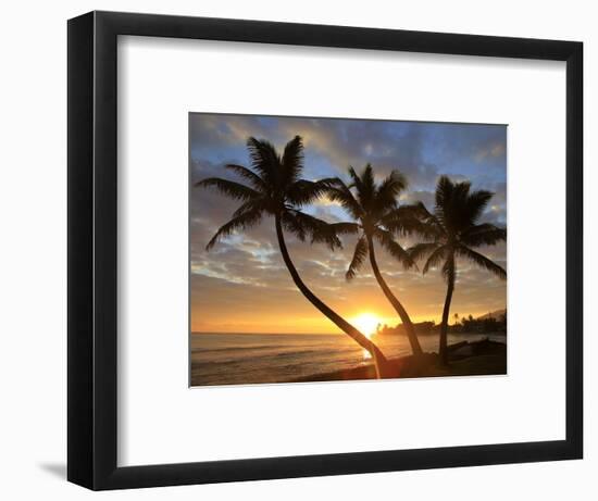 Sunrise, Windward Oahu, Hawaii-Douglas Peebles-Framed Photographic Print