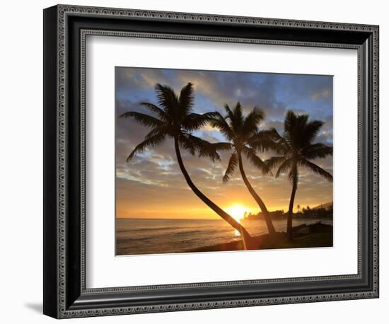 Sunrise, Windward Oahu, Hawaii-Douglas Peebles-Framed Photographic Print