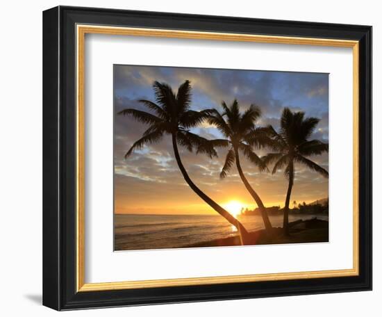 Sunrise, Windward Oahu, Hawaii-Douglas Peebles-Framed Photographic Print