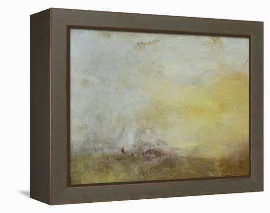 Sunrise with Sea Monsters-J. M. W. Turner-Framed Premier Image Canvas