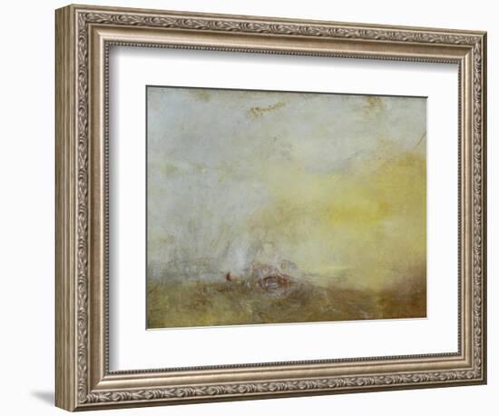 Sunrise with Sea Monsters-J. M. W. Turner-Framed Giclee Print