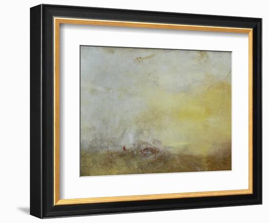 Sunrise with Sea Monsters-J. M. W. Turner-Framed Giclee Print