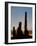 Sunrise, Yei Bi Chei and Totem Pole, Monument Valley, Arizona-Michel Hersen-Framed Photographic Print