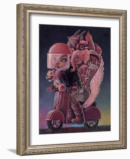 Sunrise-Aaron Jasinski-Framed Art Print