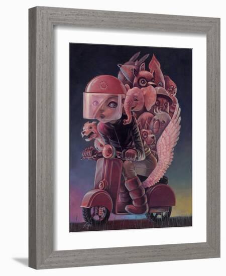 Sunrise-Aaron Jasinski-Framed Art Print