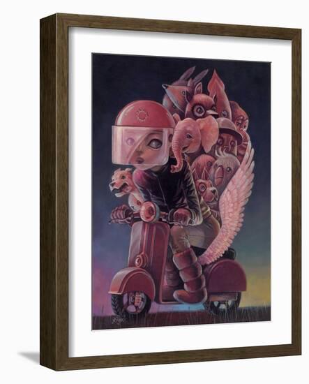 Sunrise-Aaron Jasinski-Framed Art Print