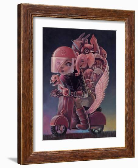 Sunrise-Aaron Jasinski-Framed Art Print