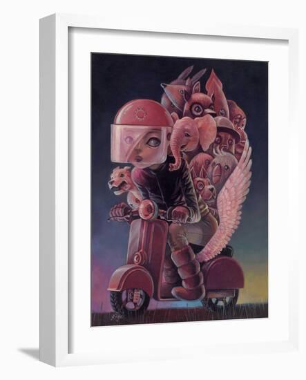 Sunrise-Aaron Jasinski-Framed Art Print