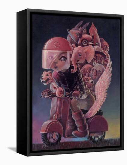 Sunrise-Aaron Jasinski-Framed Stretched Canvas