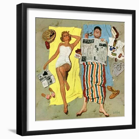 "Sunscreen?", August 16, 1958-Kurt Ard-Framed Giclee Print