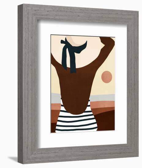 Sunseeker Bathers I-Victoria Borges-Framed Premium Giclee Print