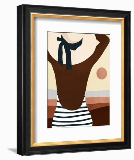 Sunseeker Bathers I-Victoria Borges-Framed Premium Giclee Print