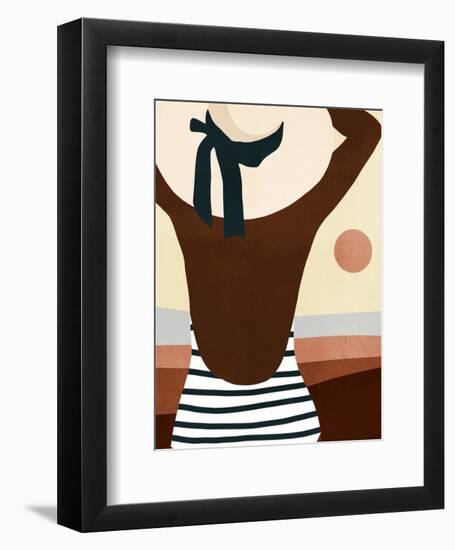 Sunseeker Bathers I-Victoria Borges-Framed Premium Giclee Print