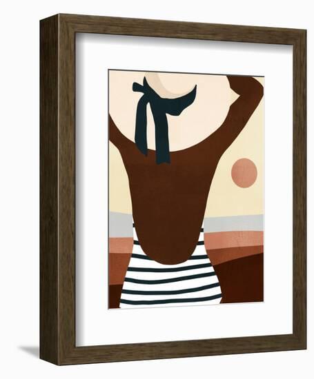 Sunseeker Bathers I-Victoria Borges-Framed Premium Giclee Print