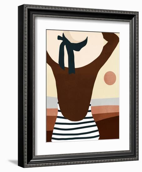 Sunseeker Bathers I-Victoria Borges-Framed Art Print