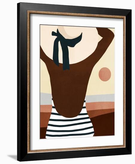 Sunseeker Bathers I-Victoria Borges-Framed Art Print