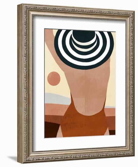 Sunseeker Bathers II-Victoria Borges-Framed Art Print