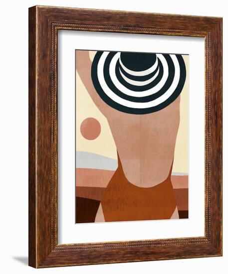 Sunseeker Bathers II-Victoria Borges-Framed Art Print