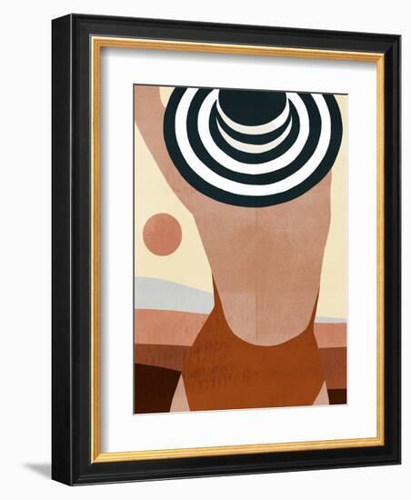 Sunseeker Bathers II-Victoria Borges-Framed Art Print