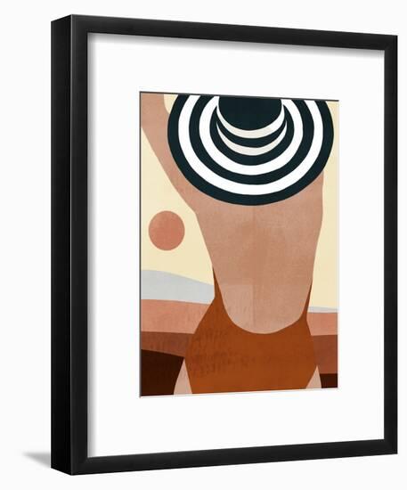 Sunseeker Bathers II-Victoria Borges-Framed Art Print