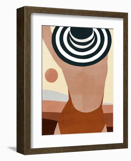 Sunseeker Bathers II-Victoria Borges-Framed Art Print