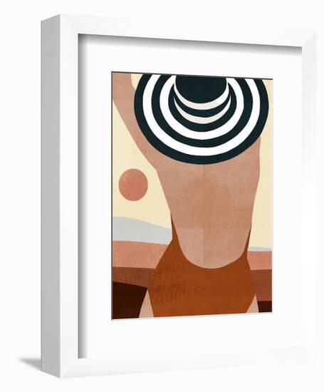 Sunseeker Bathers II-Victoria Borges-Framed Art Print