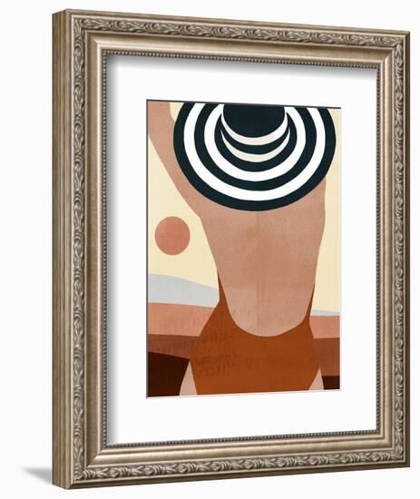 Sunseeker Bathers II-Victoria Borges-Framed Premium Giclee Print