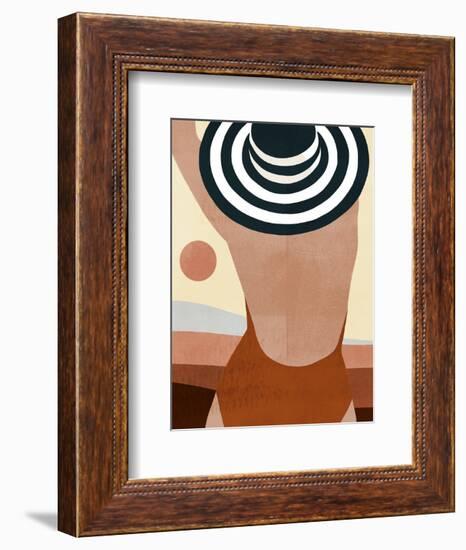 Sunseeker Bathers II-Victoria Borges-Framed Premium Giclee Print