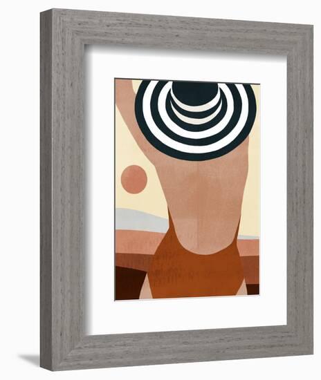 Sunseeker Bathers II-Victoria Borges-Framed Premium Giclee Print