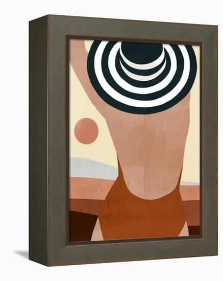 Sunseeker Bathers II-Victoria Borges-Framed Stretched Canvas