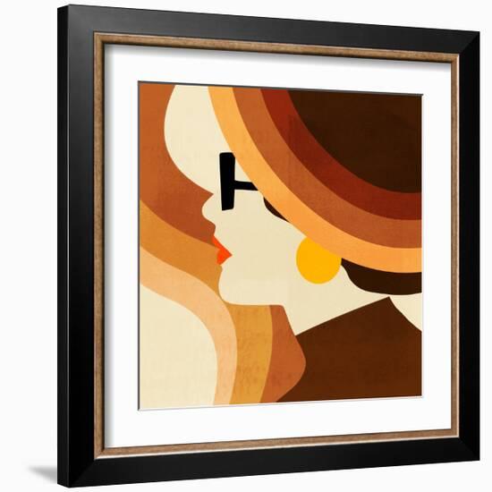 Sunseeker Portrait I-Victoria Borges-Framed Premium Giclee Print