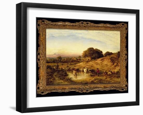 Sunset, 1860-John Linnell-Framed Giclee Print